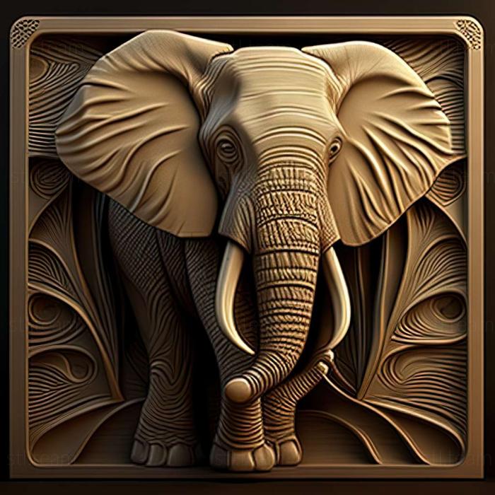 3D model Elephantiformes (STL)